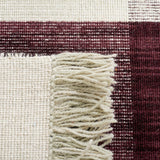 Safavieh Striped Kilim Stk705A Ivory/Grey Rug.