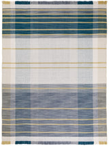 Safavieh Striped Kilim Stk706B Beige/Teal Rug.