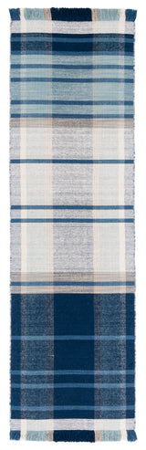 Safavieh Striped Kilim Stk707M Blue/Beige Rug.