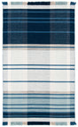 Safavieh Striped Kilim Stk707M Blue/Beige Rug.