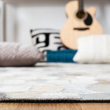 Safavieh Studio Leather Stl226F Ivory/Grey Rugs.