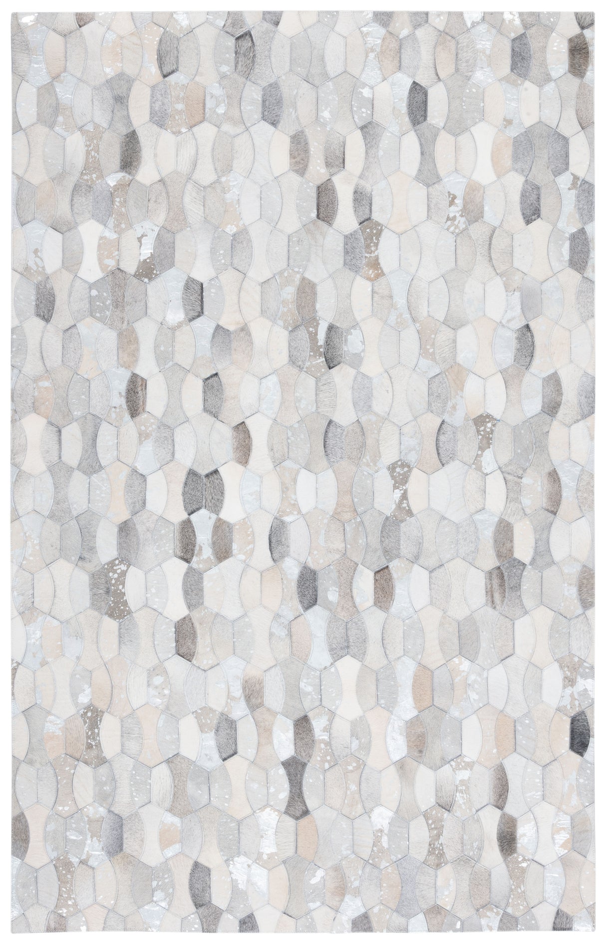 Safavieh Studio Leather Stl226F Ivory/Grey Rugs.