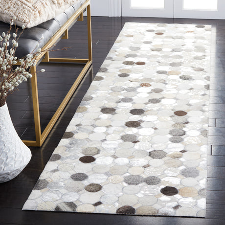 Safavieh Studio Leather Stl227F Ivory/Grey Area Rug