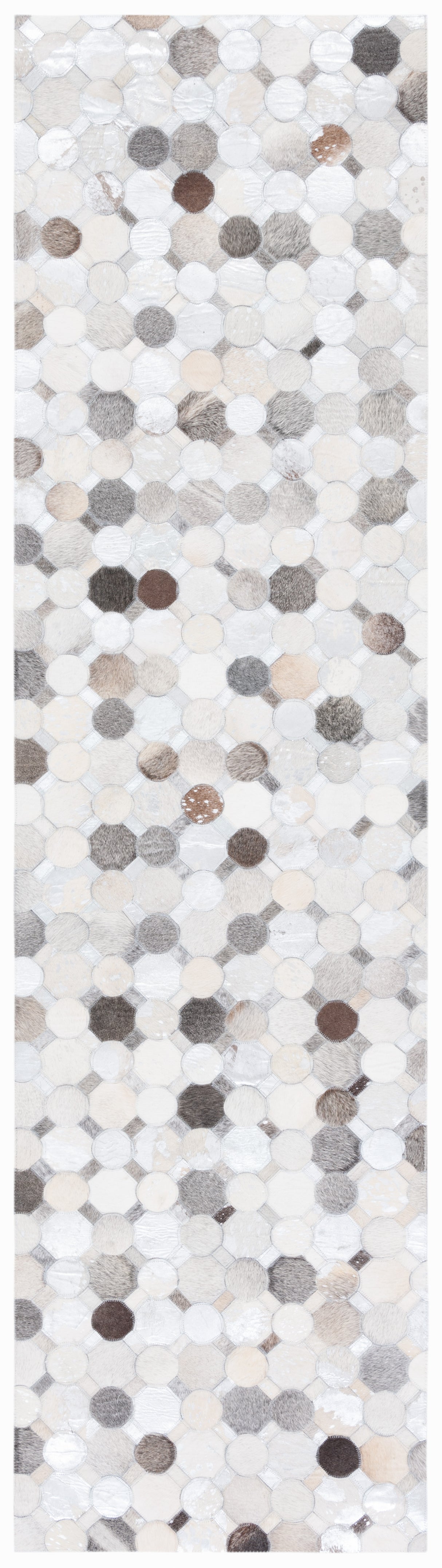 Safavieh Studio Leather Stl227F Ivory/Grey Rugs.