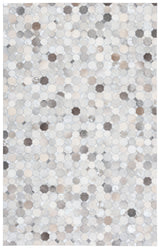 Safavieh Studio Leather Stl227F Ivory/Grey Rugs.