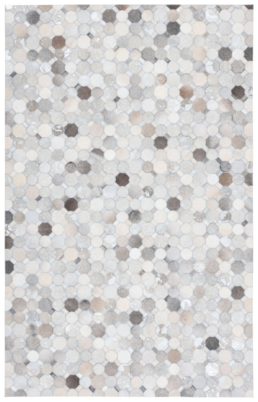 Safavieh Studio Leather Stl227F Ivory/Grey Area Rug