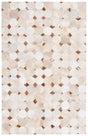 Safavieh Studio Leather Stl228A Ivory/Brown Area Rug