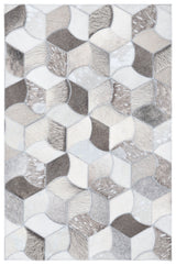 Safavieh Studio Leather Stl229F Ivory/Grey Rugs.