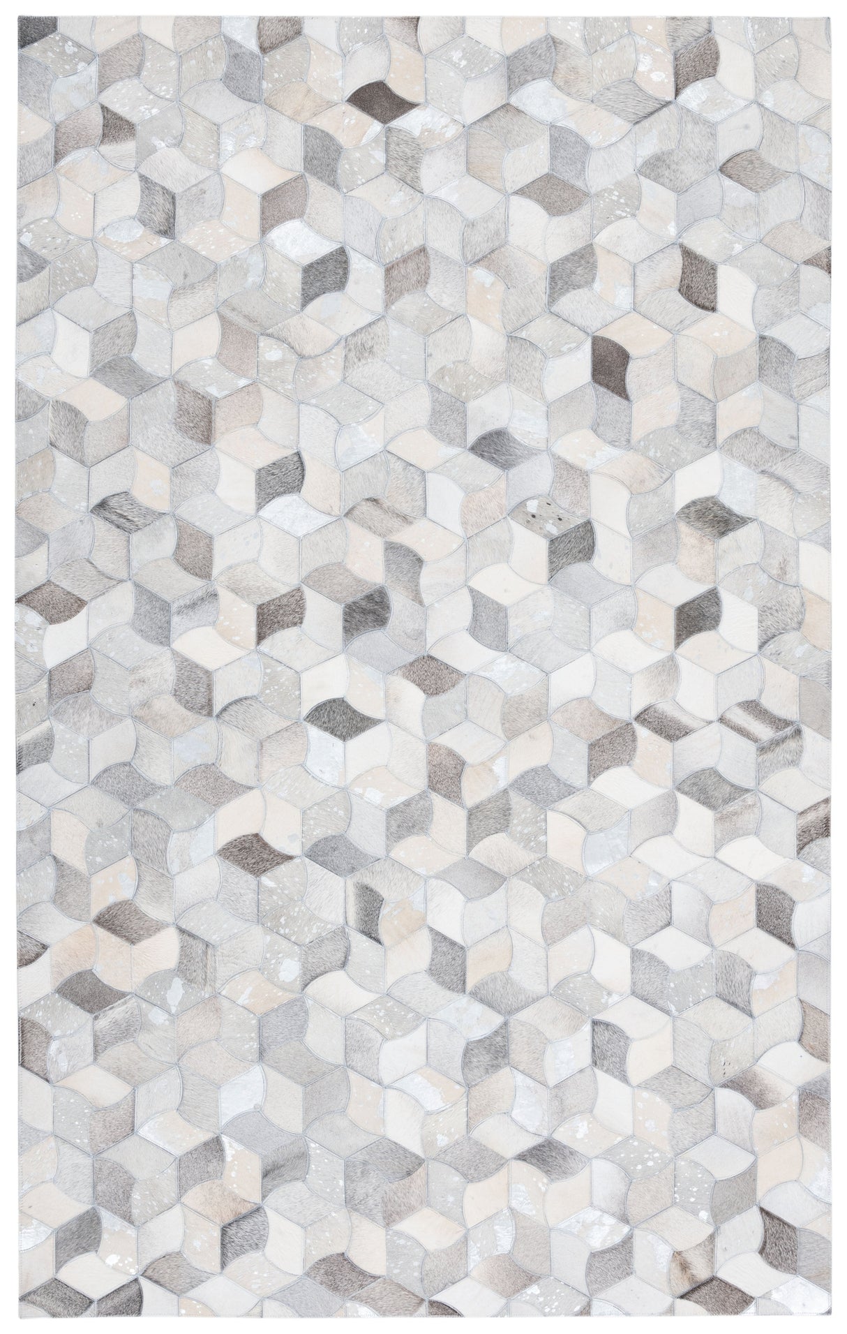 Safavieh Studio Leather Stl229F Ivory/Grey Rugs.