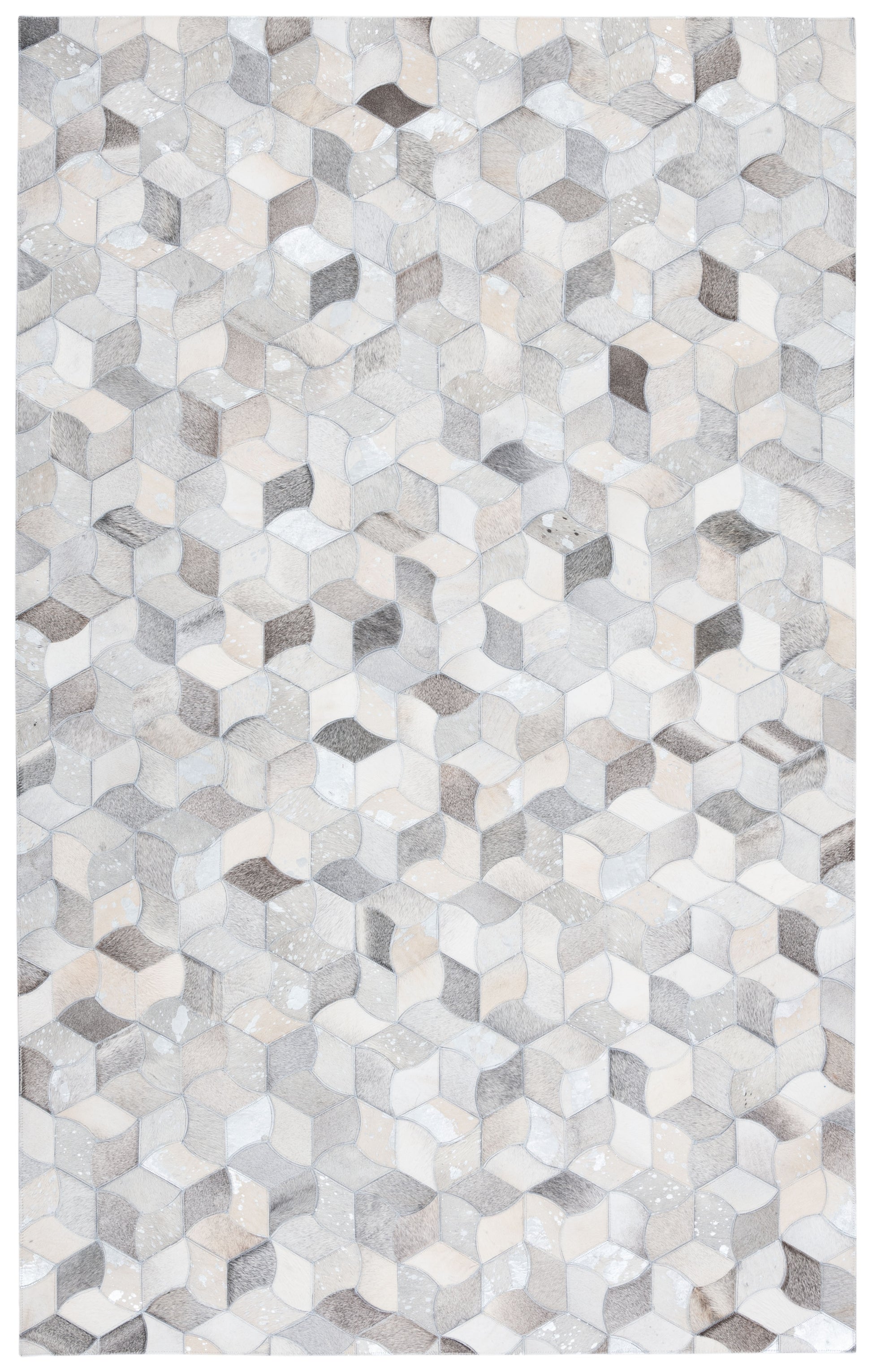 Safavieh Studio Leather Stl229F Ivory/Grey Area Rug