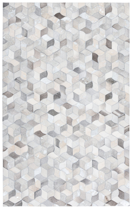 Safavieh Studio Leather Stl229F Ivory/Grey Area Rug