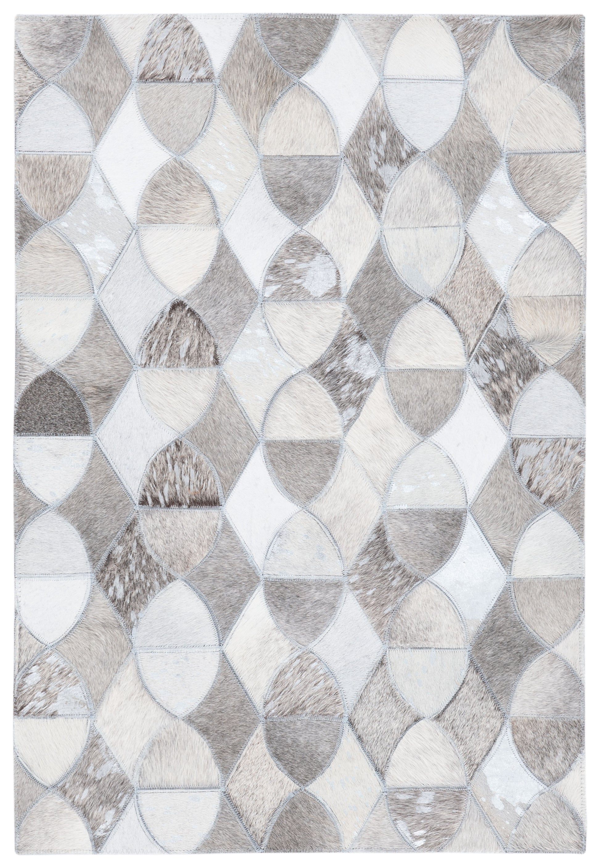 Safavieh Studio Leather Stl231F Ivory/Grey Area Rug