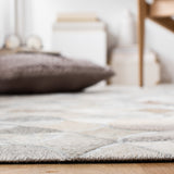 Safavieh Studio Leather Stl231F Ivory/Grey Rugs.