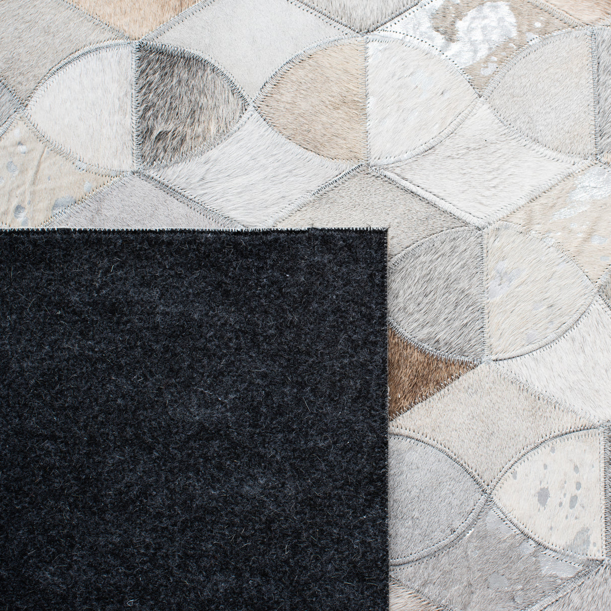 Safavieh Studio Leather Stl231F Ivory/Grey Rugs.