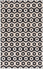 Safavieh Studio Leather Stl234Z Black/Beige Rug.