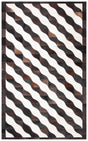 Safavieh Studio Leather Stl801Z Black/Ivory Area Rug