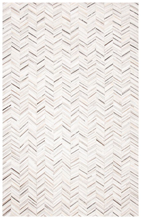 Safavieh Studio Leather Stl802A Ivory/Grey Area Rug