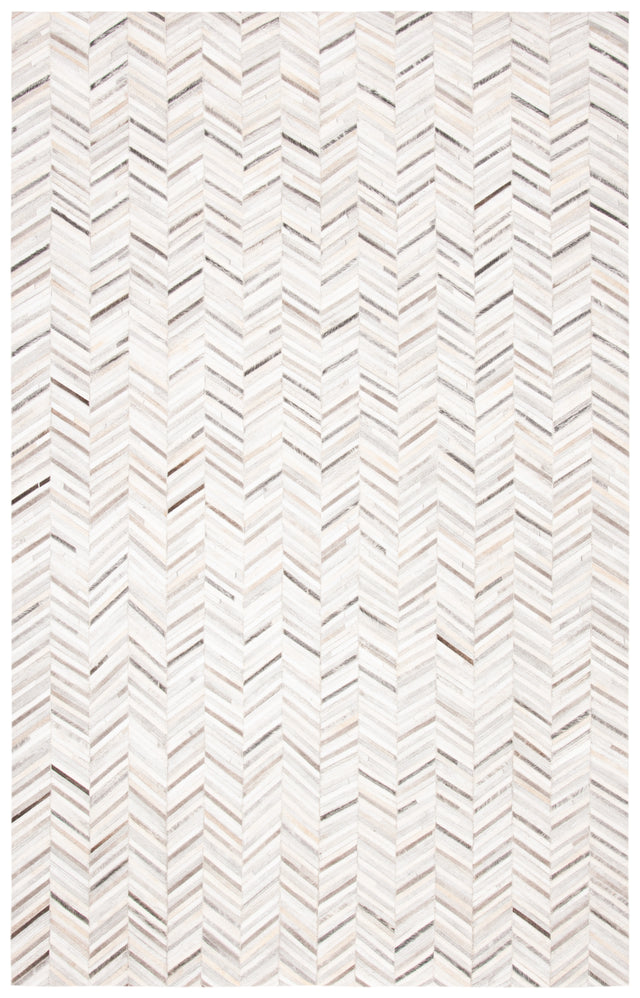 Safavieh Studio Leather Stl802A Ivory/Grey Area Rug