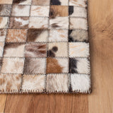 Safavieh Studio Leather Stl803B Beige/Brown Rugs.