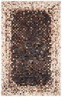 Safavieh Studio Leather Stl803B Beige/Brown Area Rug