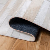 Safavieh Studio Leather Stl804A Ivory/Light Grey Rug.