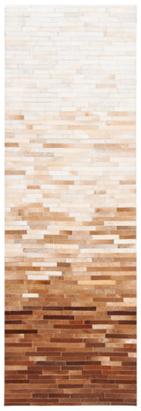 Safavieh Studio Leather Stl805A Ivory/Brown Rugs.