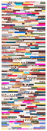 Safavieh Studio Leather Stl808A Ivory/Blue Rugs.
