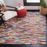 Safavieh Studio Leather Stl808A Ivory/Blue Rugs.