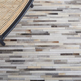 Safavieh Studio Leather Stl809A Ivory/Grey Rugs.
