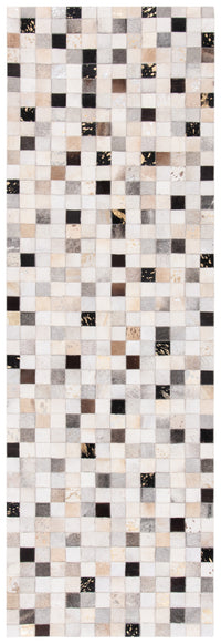 Safavieh Studio Leather Stl810A Ivory/Black Area Rug