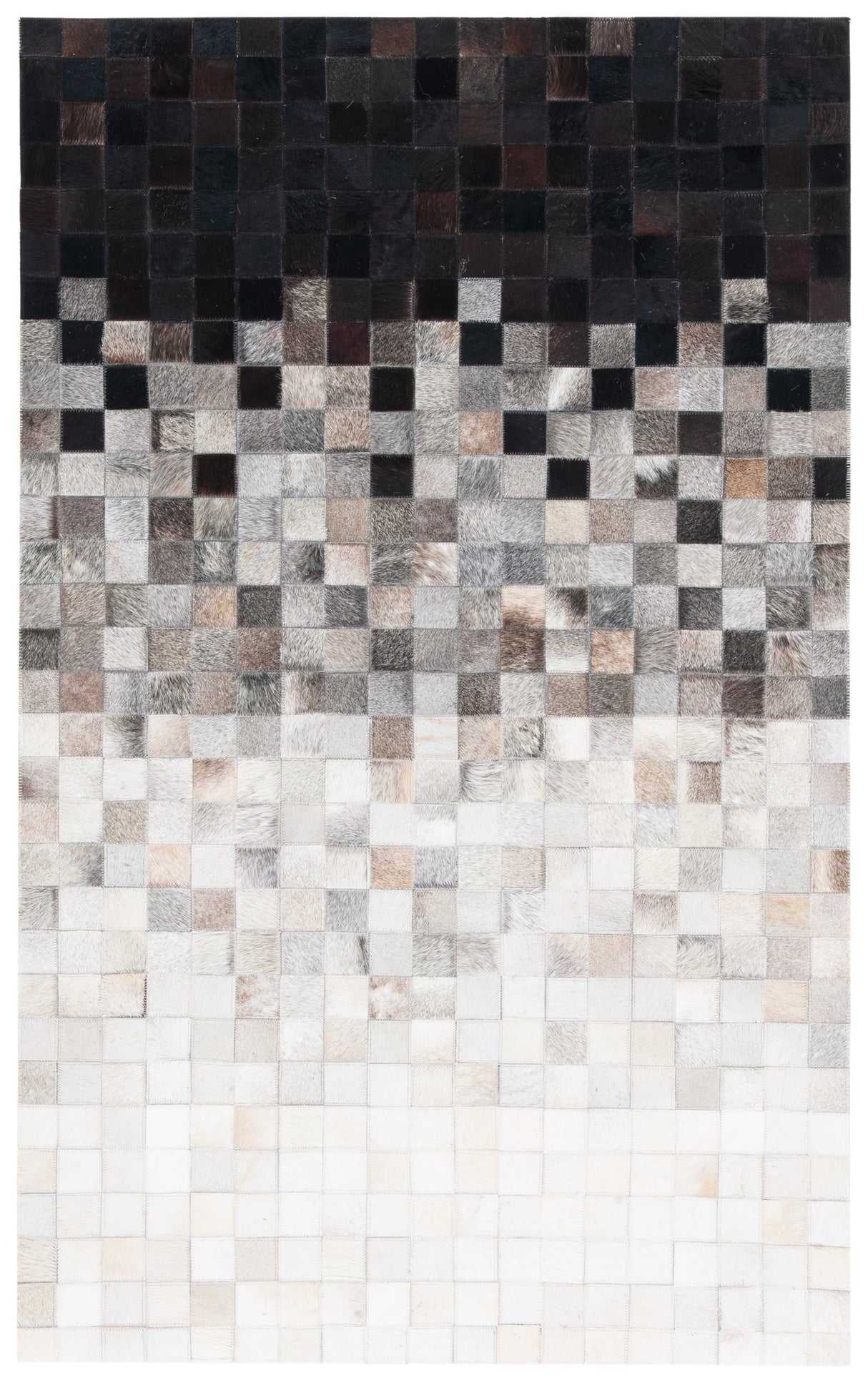 Safavieh Studio Leather Stl813A Ivory/Black Rugs.