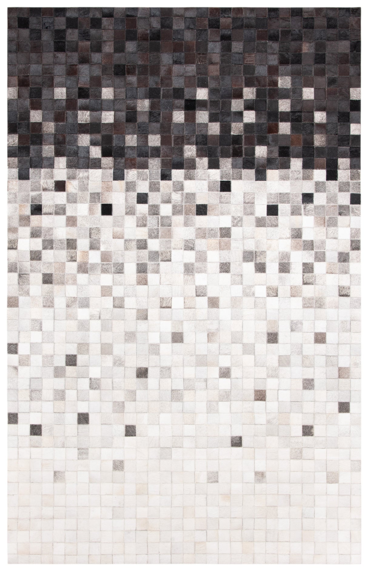 Safavieh Studio Leather Stl813A Ivory/Black Rugs.