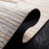 Safavieh Studio Leather Stl814A Ivory/Brown Rugs.