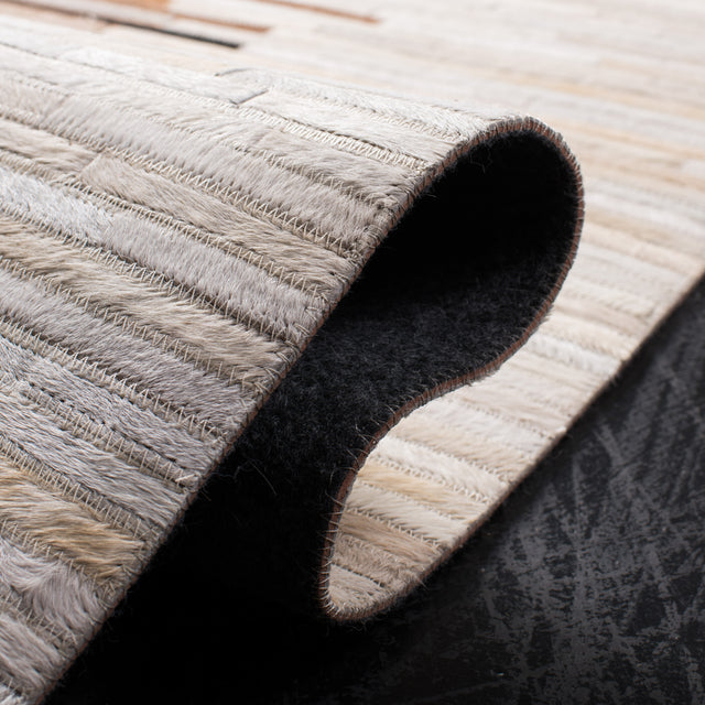 Safavieh Studio Leather Stl814A Ivory/Brown Rugs.