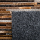 Safavieh Studio Leather Stl814A Ivory/Brown Rugs.