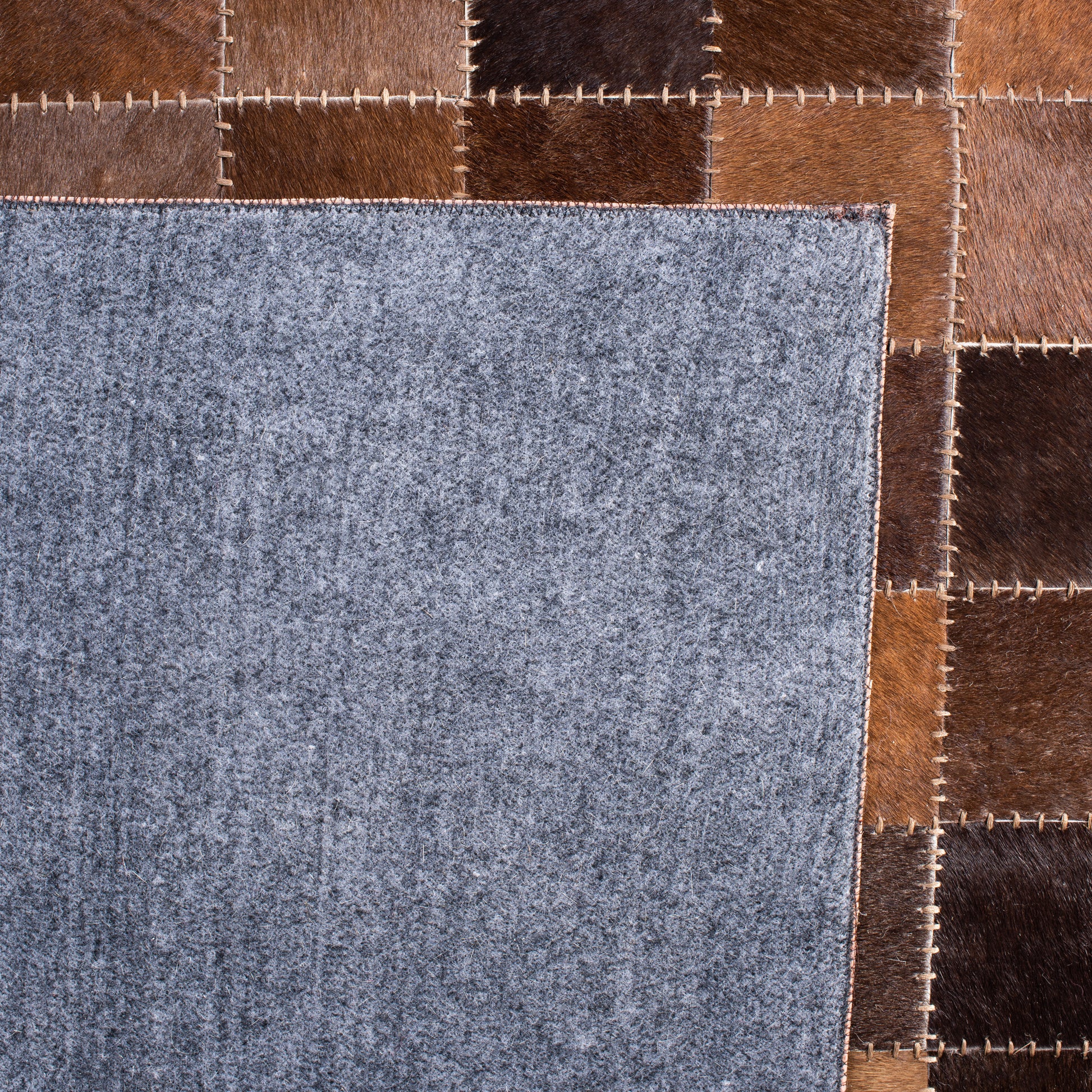 Safavieh Studio Leather Stl815T Brown/Beige Area Rug