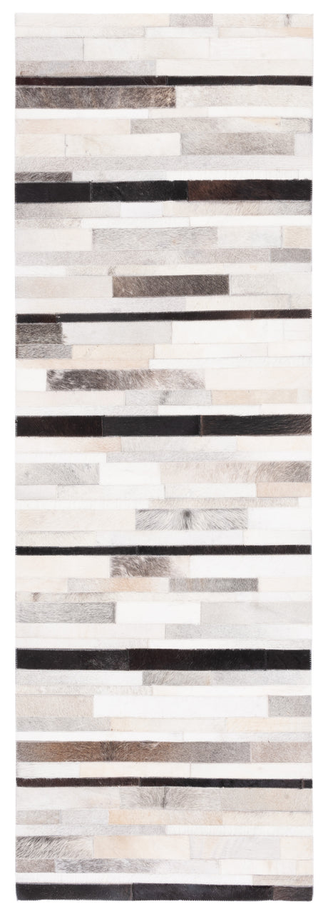 Safavieh Studio Leather Stl816A Ivory/Black Rugs.