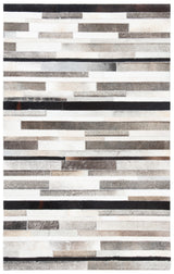 Safavieh Studio Leather Stl816A Ivory/Black Rugs.