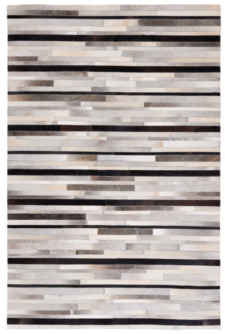Safavieh Studio Leather Stl816A Ivory/Black Rugs.