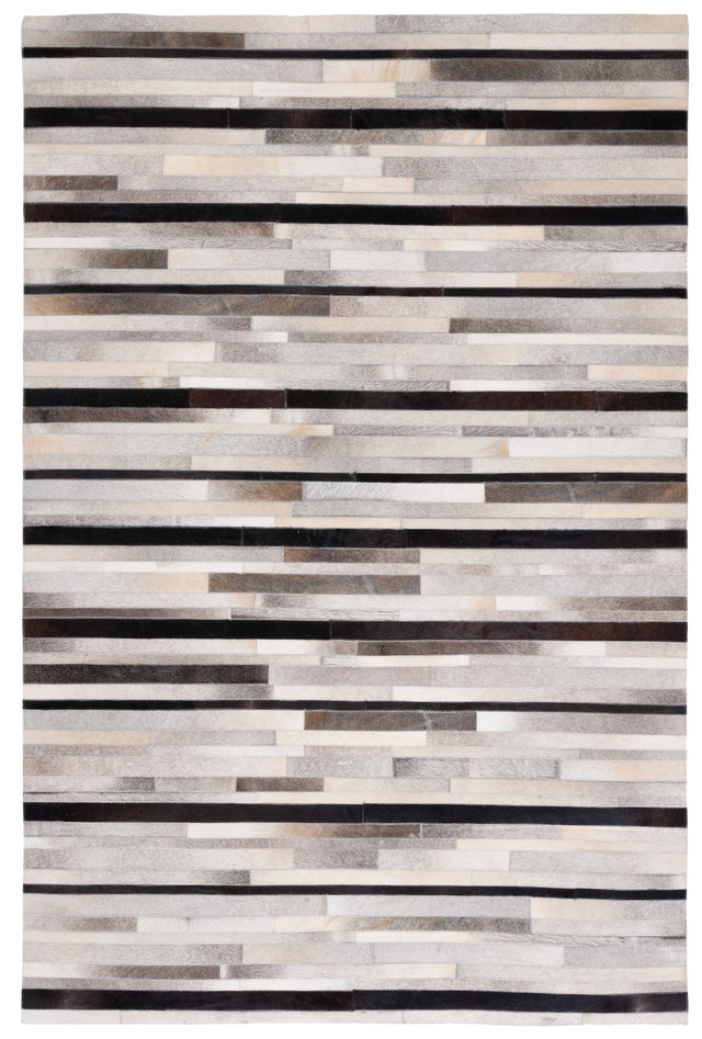 Safavieh Studio Leather Stl816A Ivory/Black Rugs.