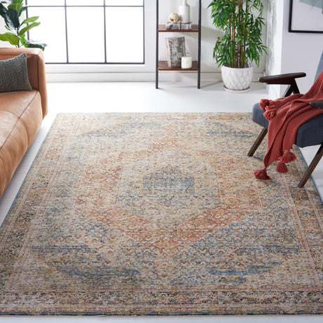 Safavieh Silverado Svd106M Blue/Rust Rug.