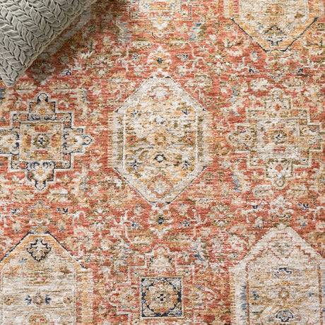 Safavieh Silverado Svd108P Rust/Blue Rug.