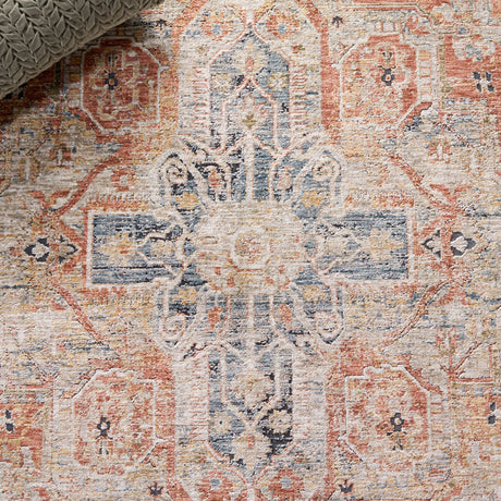 Safavieh Silverado Svd110P Rust/Blue Rug.