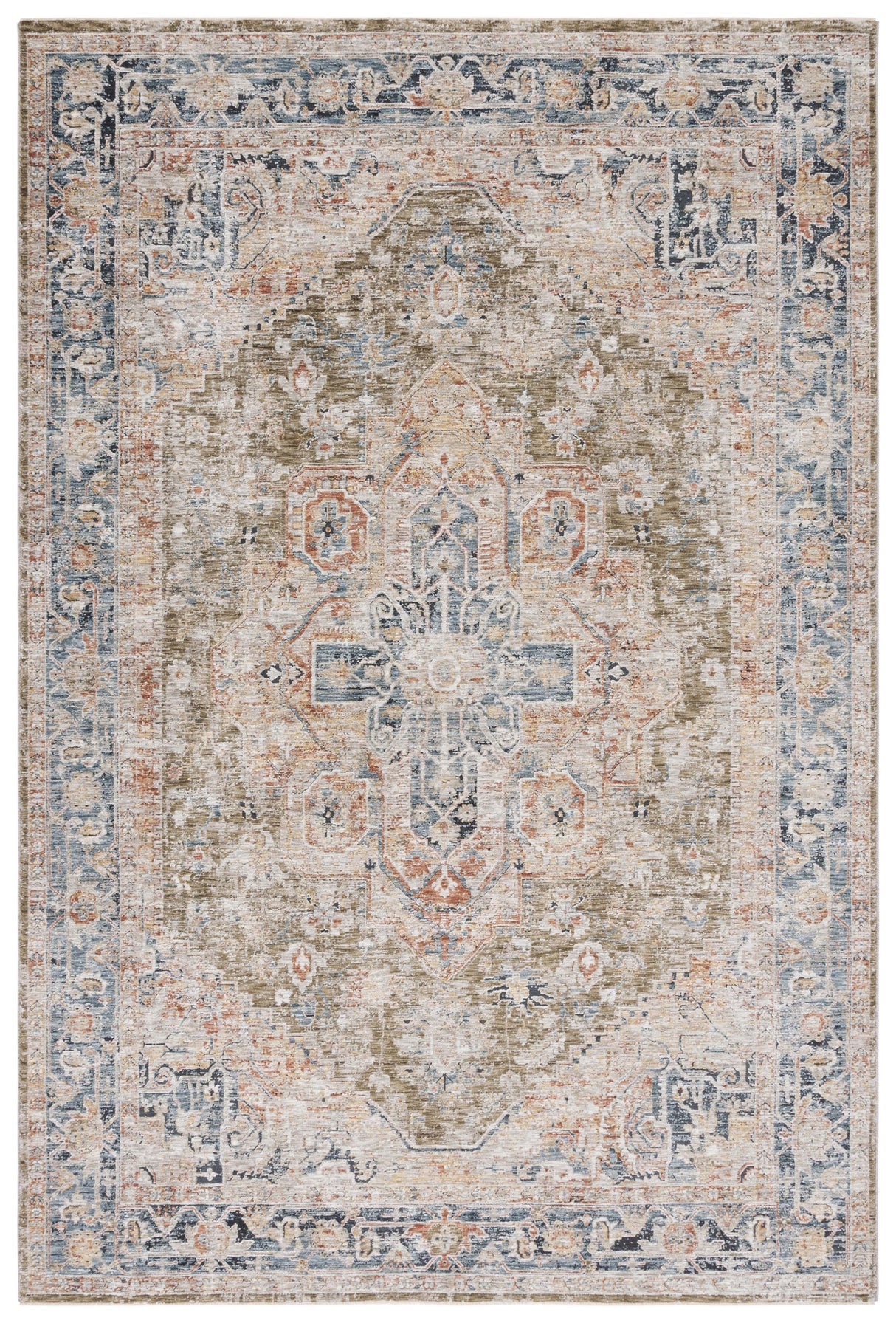 Safavieh Silverado Svd110W Sage/Blue Rug.