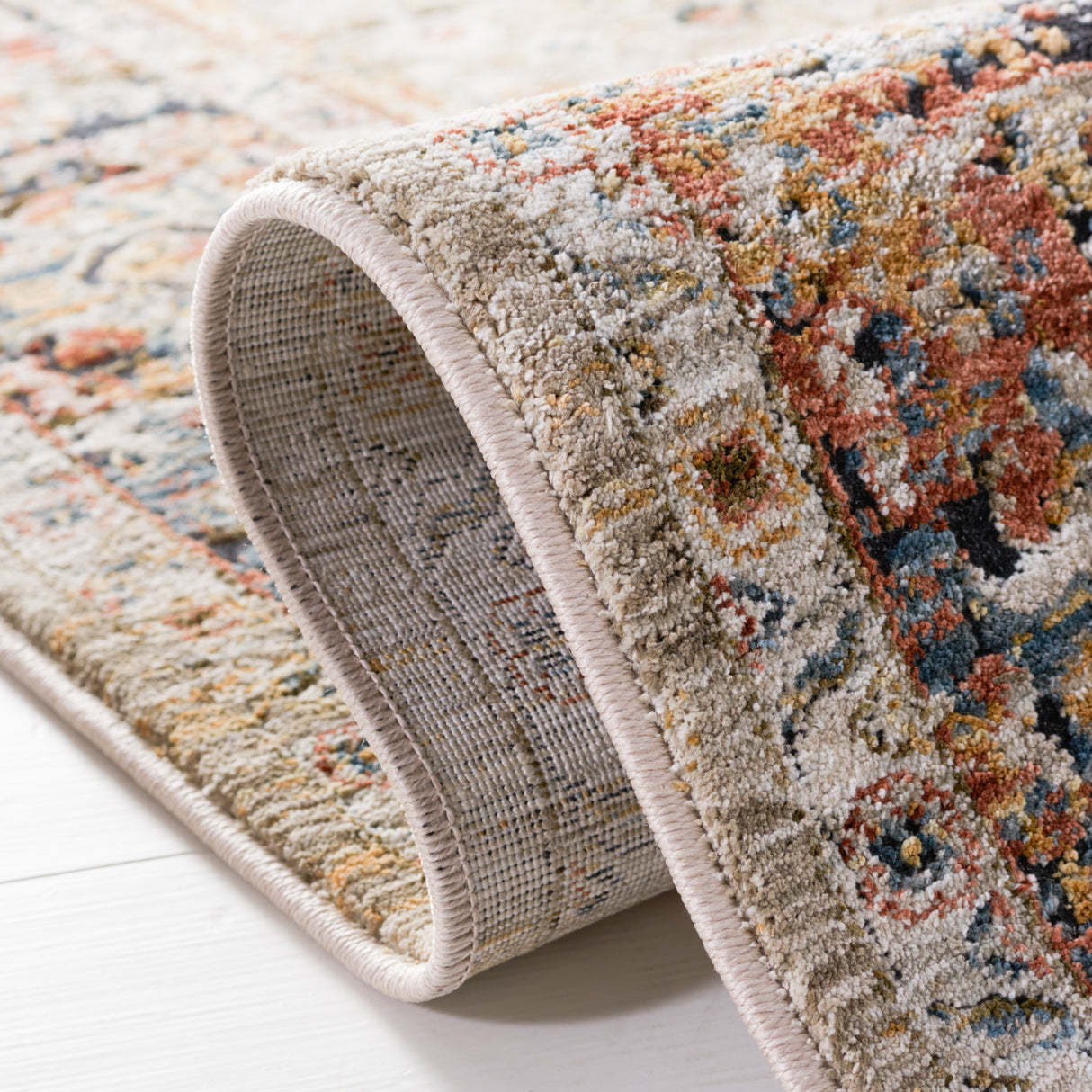 Safavieh Silverado Svd112B Beige/Rust Rug.