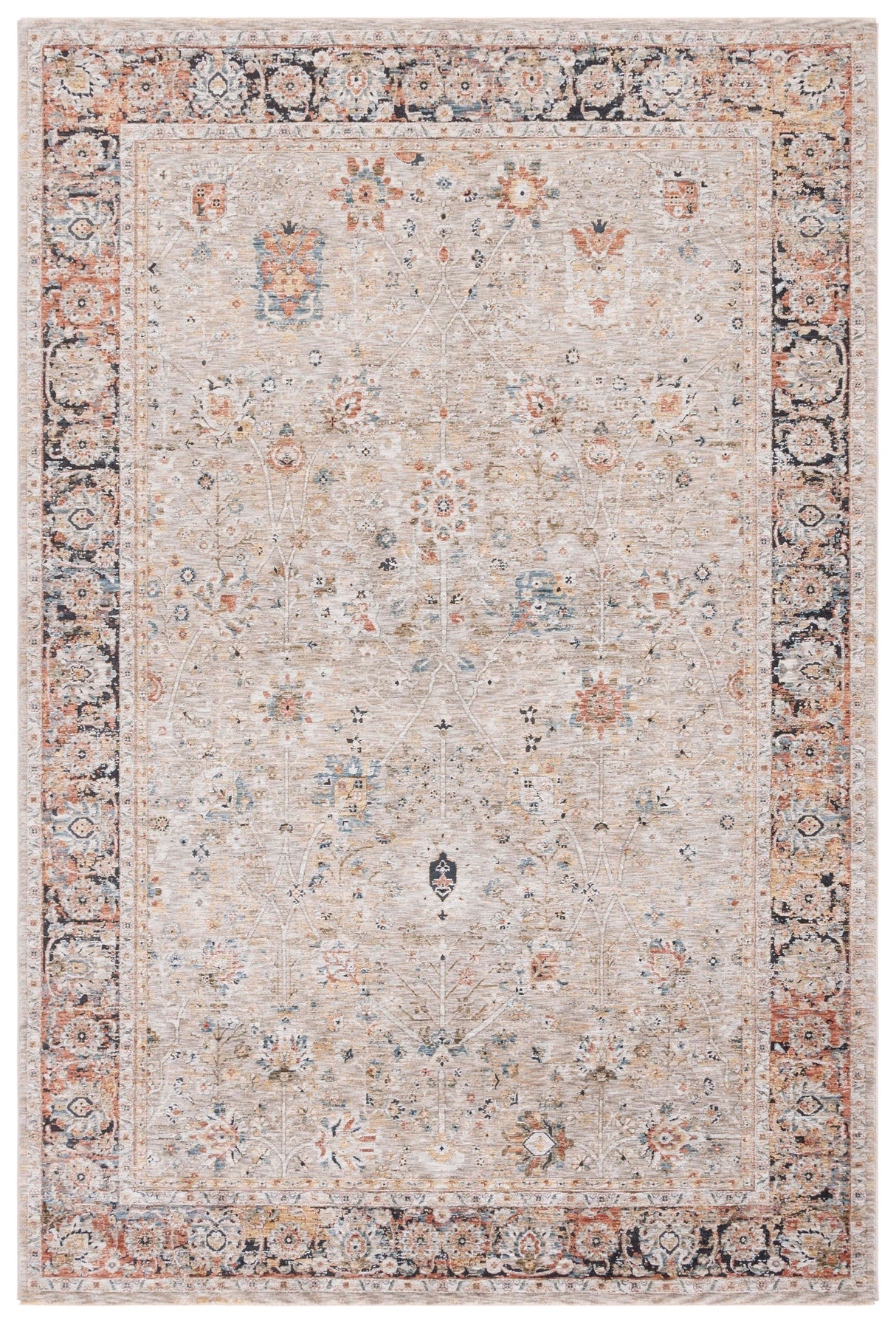 Safavieh Silverado Svd112B Beige/Rust Rug.