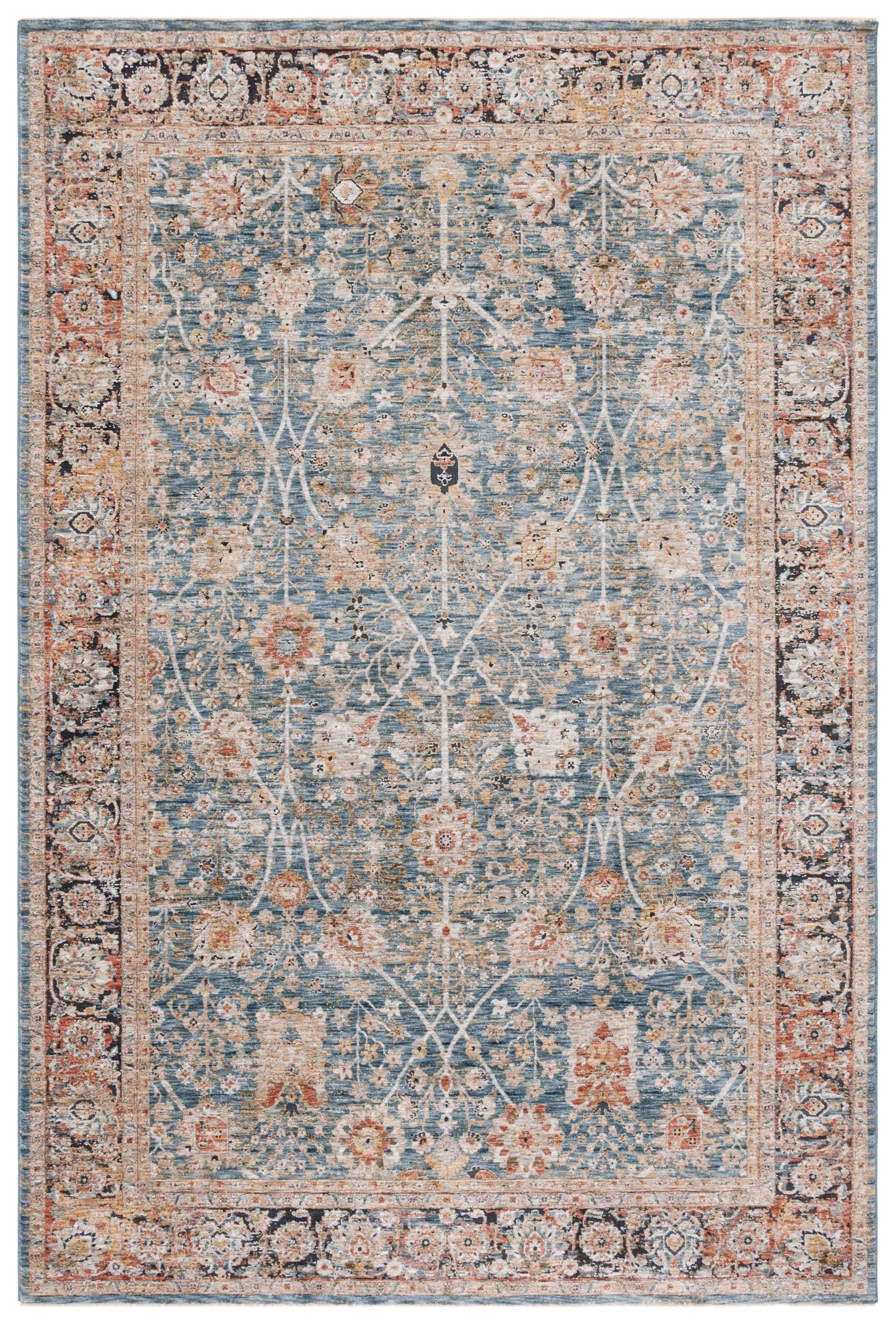 Safavieh Silverado Svd112M Blue/Rust Area Rug