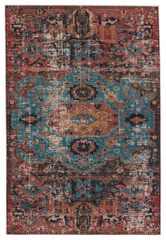 Jaipur Swoon Presia Swo01 Red/Teal Area Rug