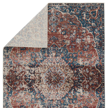 Jaipur Swoon Akela Swo08 Blue/Rust Area Rug