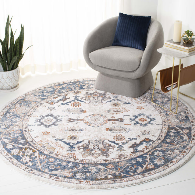 Safavieh Symphony Syh616A Ivory/Navy Rug.